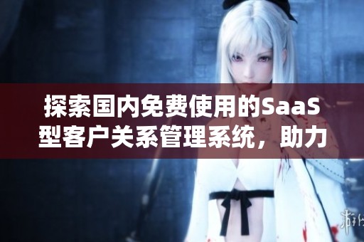 探索国内免费使用的SaaS型客户关系管理系统，助力企业成长