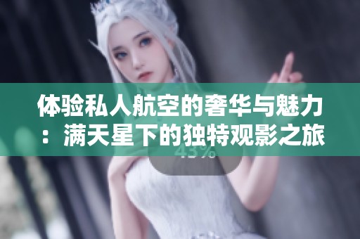 体验私人航空的奢华与魅力：满天星下的独特观影之旅