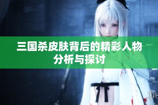 三国杀皮肤背后的精彩人物分析与探讨