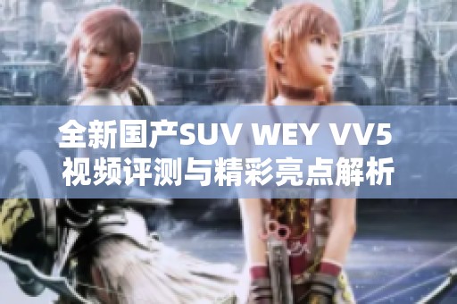 全新国产SUV WEY VV5 视频评测与精彩亮点解析