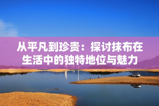 从平凡到珍贵：探讨抹布在生活中的独特地位与魅力