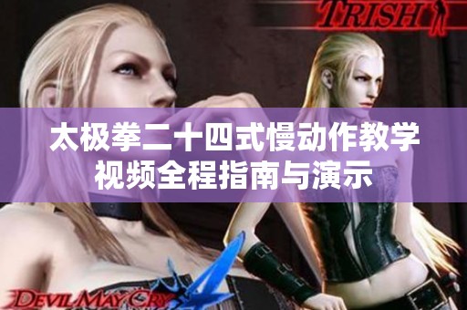 太极拳二十四式慢动作教学视频全程指南与演示