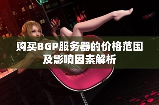 购买BGP服务器的价格范围及影响因素解析
