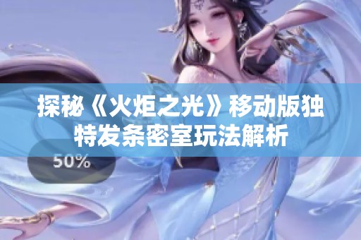 探秘《火炬之光》移动版独特发条密室玩法解析