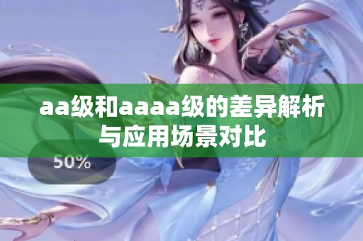 aa级和aaaa级的差异解析与应用场景对比