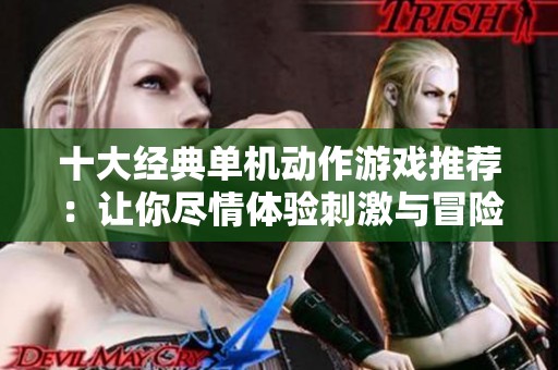 十大经典单机动作游戏推荐：让你尽情体验刺激与冒险