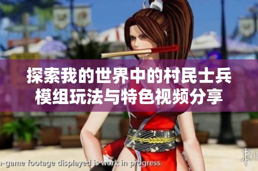 探索我的世界中的村民士兵模组玩法与特色视频分享