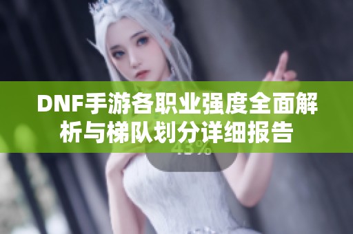 DNF手游各职业强度全面解析与梯队划分详细报告