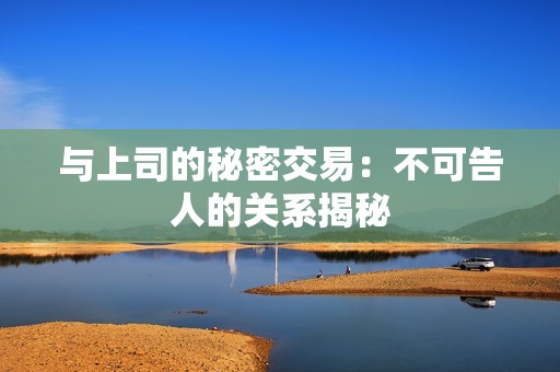 与上司的秘密交易：不可告人的关系揭秘