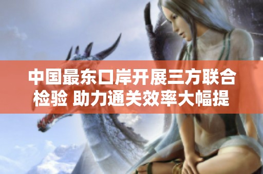 中国最东口岸开展三方联合检验 助力通关效率大幅提升