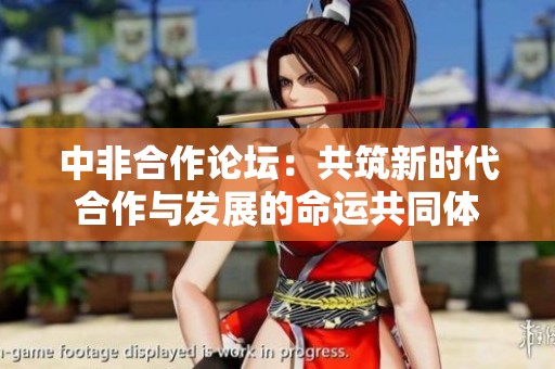 中非合作论坛：共筑新时代合作与发展的命运共同体