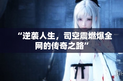 “逆袭人生，司空震燃爆全网的传奇之路”