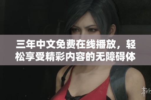 三年中文免费在线播放，轻松享受精彩内容的无障碍体验