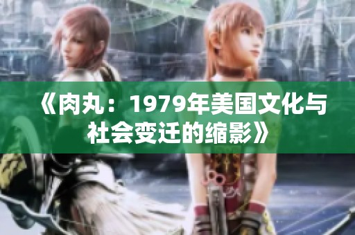 《肉丸：1979年美国文化与社会变迁的缩影》