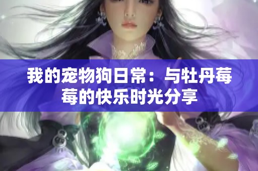 我的宠物狗日常：与牡丹莓莓的快乐时光分享