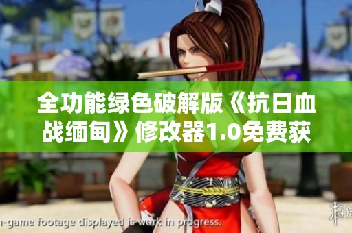 全功能绿色破解版《抗日血战缅甸》修改器1.0免费获取指南