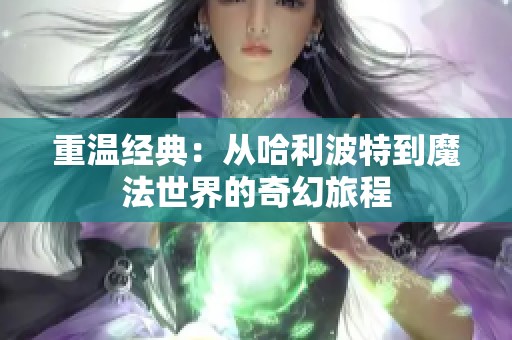 重温经典：从哈利波特到魔法世界的奇幻旅程