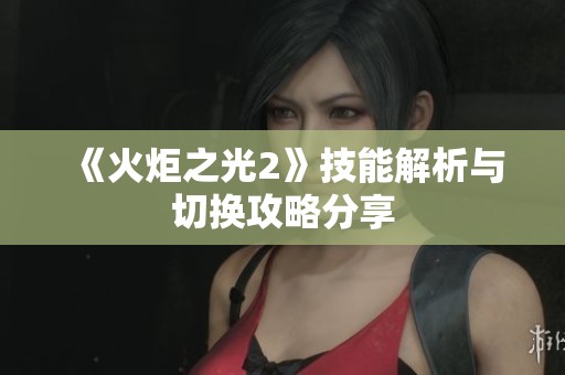 《火炬之光2》技能解析与切换攻略分享
