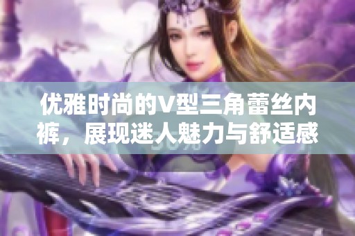 优雅时尚的V型三角蕾丝内裤，展现迷人魅力与舒适感