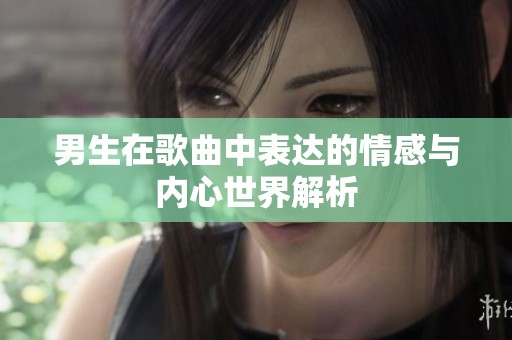 男生在歌曲中表达的情感与内心世界解析
