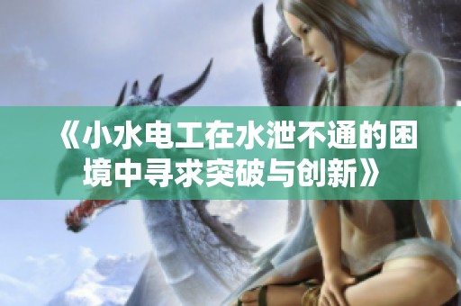 《小水电工在水泄不通的困境中寻求突破与创新》
