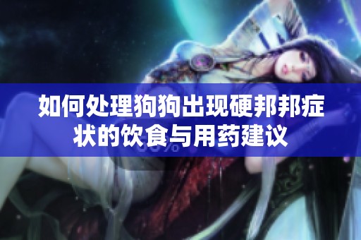 如何处理狗狗出现硬邦邦症状的饮食与用药建议