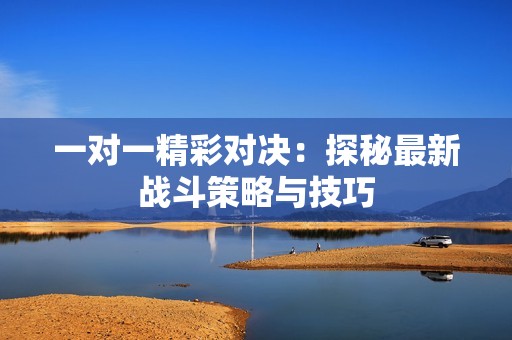 一对一精彩对决：探秘最新战斗策略与技巧