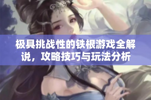 极具挑战性的铁根游戏全解说，攻略技巧与玩法分析