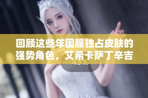 回顾这些年国服独占皮肤的强势角色，艾希卡萨丁辛吉德的故事