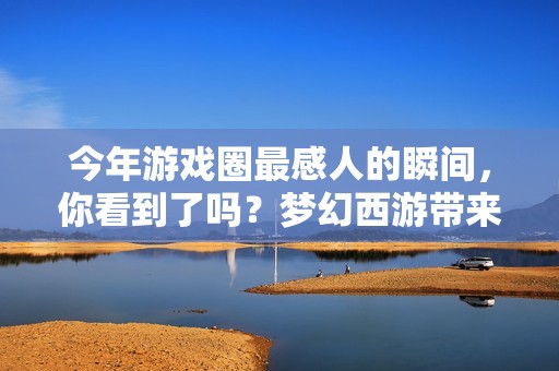 今年游戏圈最感人的瞬间，你看到了吗？梦幻西游带来的温暖故事