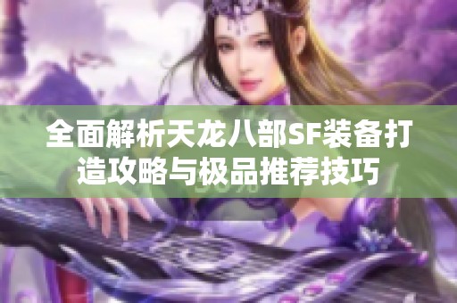 全面解析天龙八部SF装备打造攻略与极品推荐技巧
