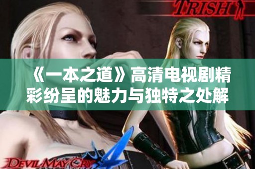 《一本之道》高清电视剧精彩纷呈的魅力与独特之处解析