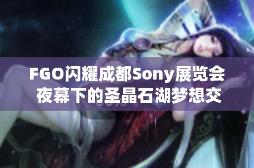FGO闪耀成都Sony展览会 夜幕下的圣晶石湖梦想交汇