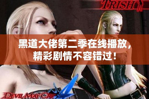 黑道大佬第二季在线播放，精彩剧情不容错过！