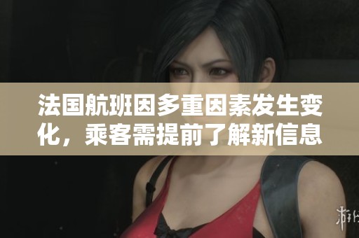 法国航班因多重因素发生变化，乘客需提前了解新信息