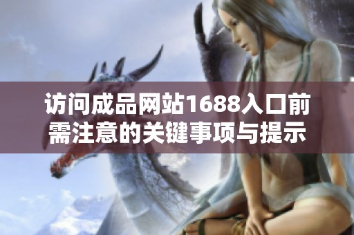 访问成品网站1688入口前需注意的关键事项与提示