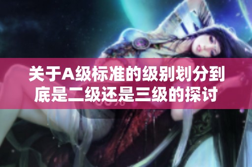 关于A级标准的级别划分到底是二级还是三级的探讨