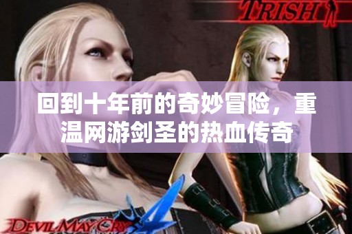 回到十年前的奇妙冒险，重温网游剑圣的热血传奇