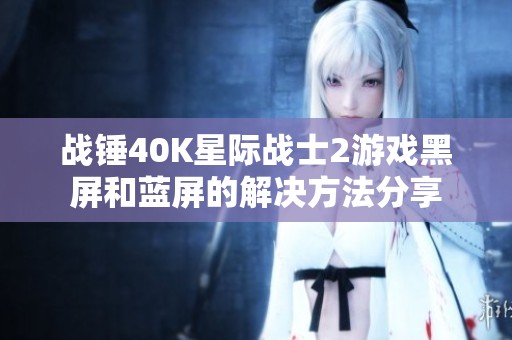 战锤40K星际战士2游戏黑屏和蓝屏的解决方法分享