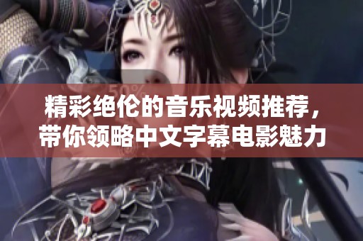精彩绝伦的音乐视频推荐，带你领略中文字幕电影魅力