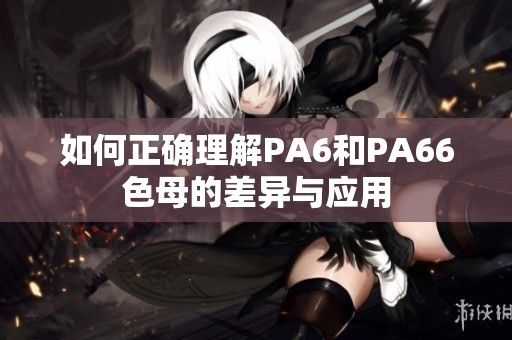 如何正确理解PA6和PA66色母的差异与应用
