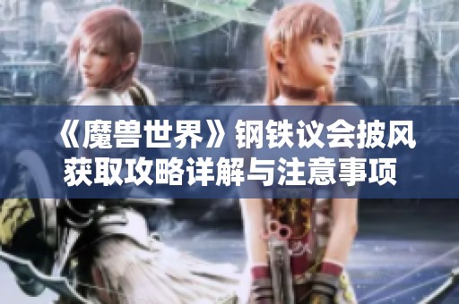 《魔兽世界》钢铁议会披风获取攻略详解与注意事项