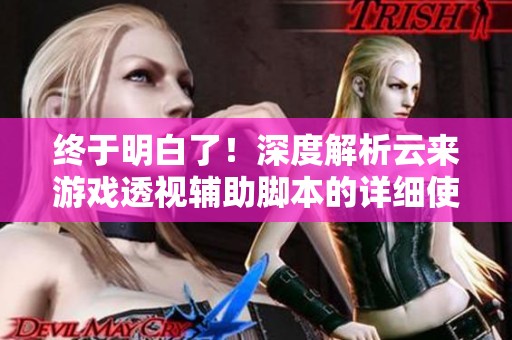 终于明白了！深度解析云来游戏透视辅助脚本的详细使用教程