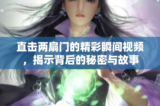 直击两扇门的精彩瞬间视频，揭示背后的秘密与故事