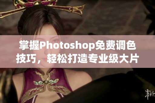 掌握Photoshop免费调色技巧，轻松打造专业级大片效果