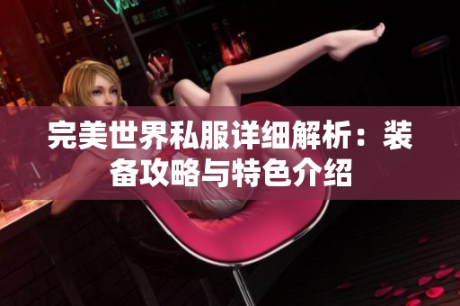 完美世界私服详细解析：装备攻略与特色介绍