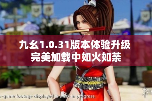 九幺1.0.31版本体验升级 完美加载中如火如荼