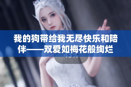 我的狗带给我无尽快乐和陪伴——双爱如梅花般绚烂