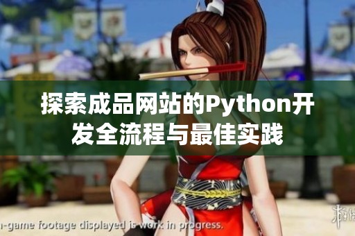 探索成品网站的Python开发全流程与最佳实践