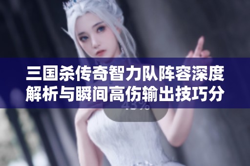 三国杀传奇智力队阵容深度解析与瞬间高伤输出技巧分享